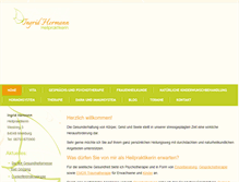 Tablet Screenshot of ingrid-hermann.de